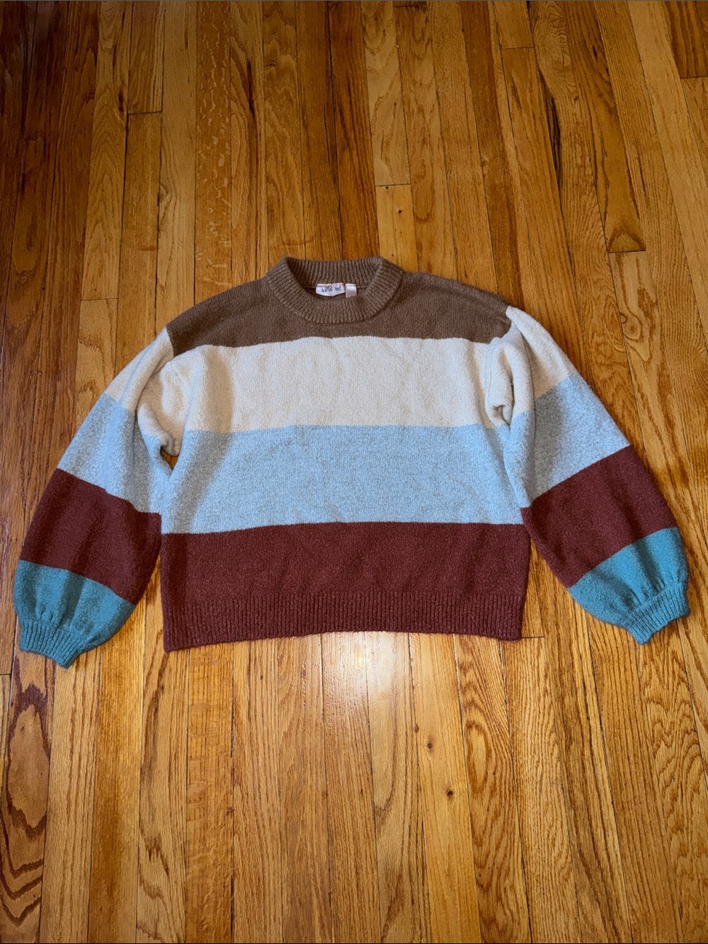 Willow & Root Striped Sweater Small Multicolor